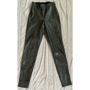 Express size XS  black faux leather pants